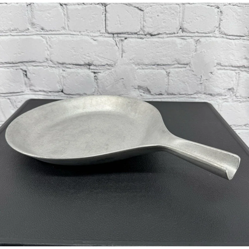 Vintage Bon Chef 5012-N Aluminum Skillet Pewter-Glow Finish 10 inch Lafayette NJ